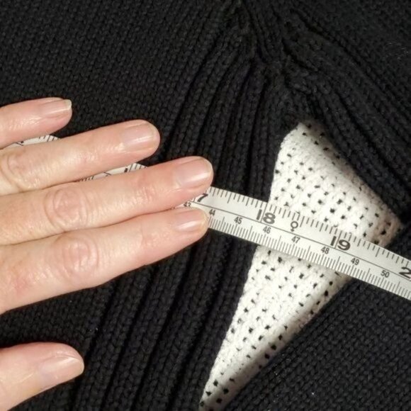 Ralph Lauren Lauren Jean Co Full‎ Zip Leather Embellishments Sweater Sz S Jacket - Picture 9 of 11